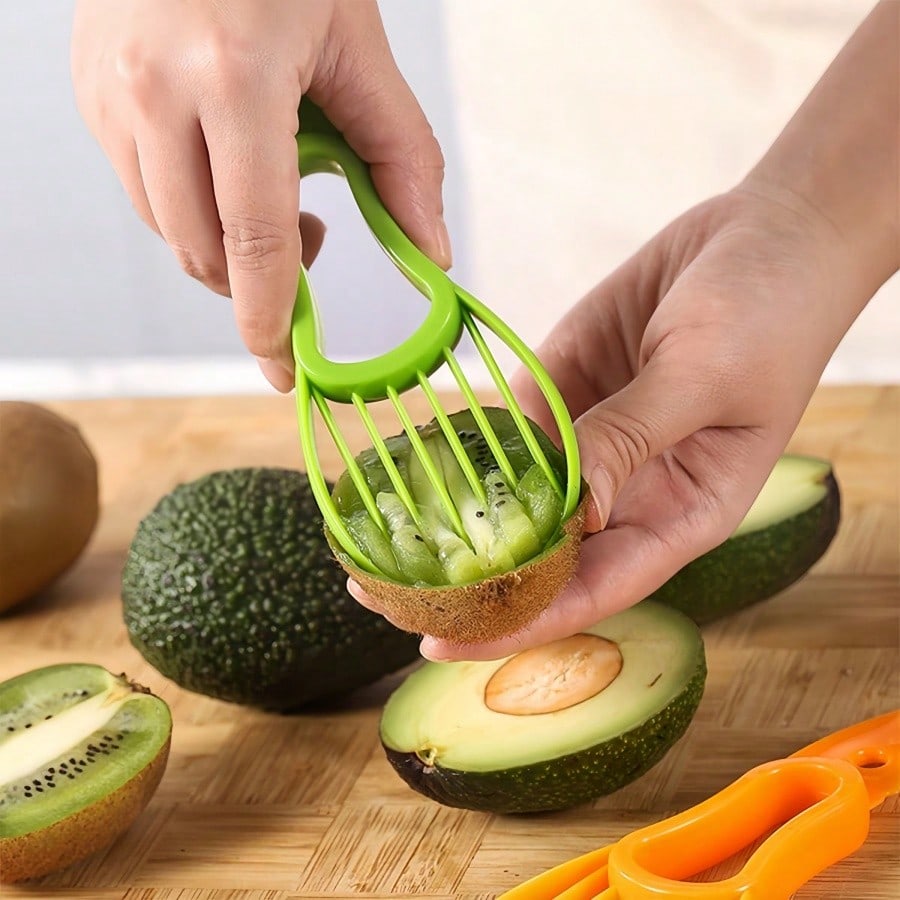 Avocado Slicer Tool - Three in one multifunctional avocado tool,