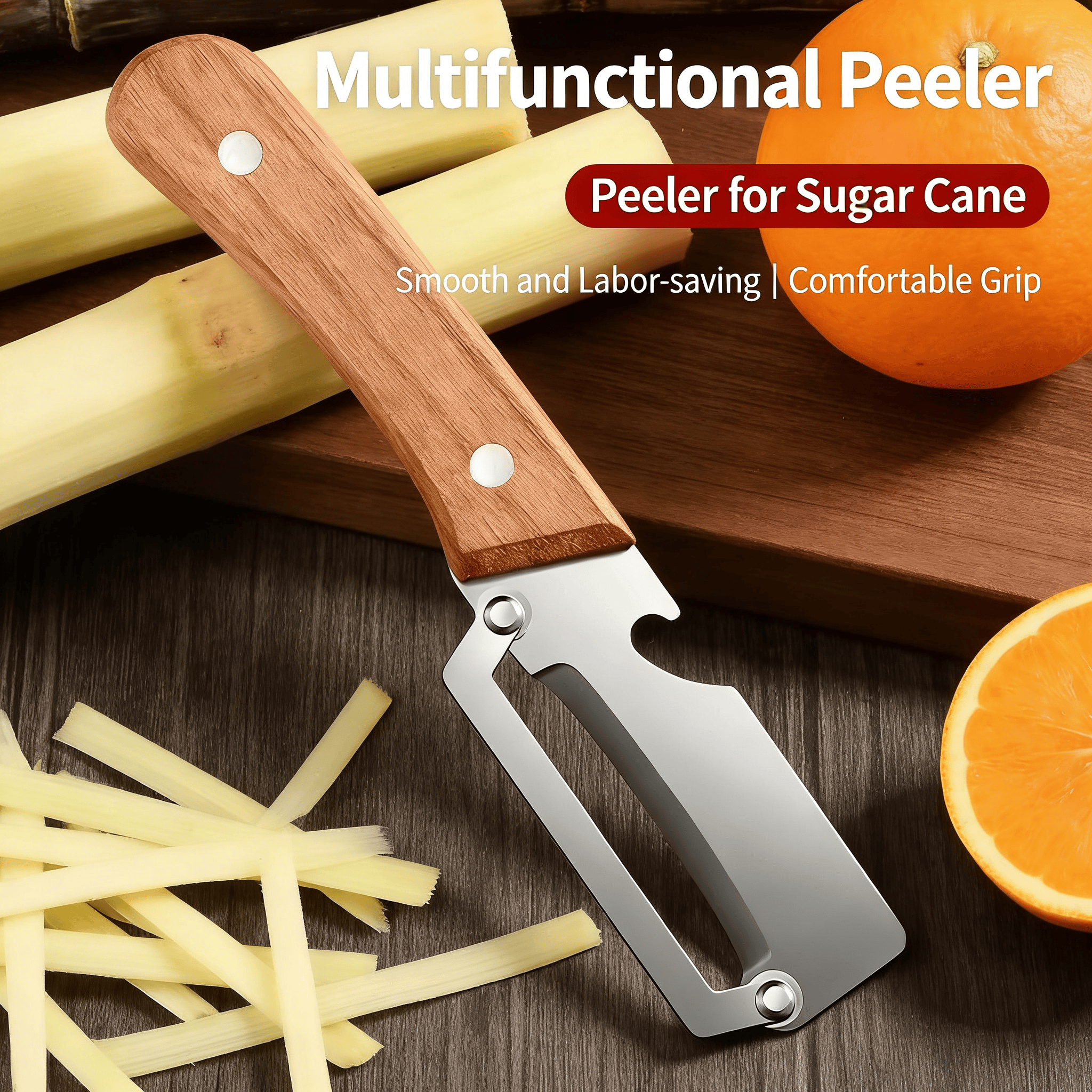 Kitchen Gadgets Peeler - 2-in-1 Multifunctional Stainless Steel Peeler –