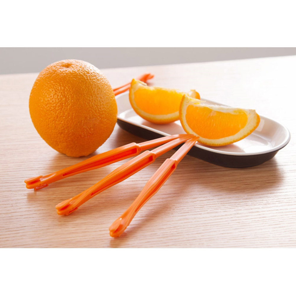 Kitchen Gadgets Peeler - 5Pcs Premium Plastic Orange Peeler Quick