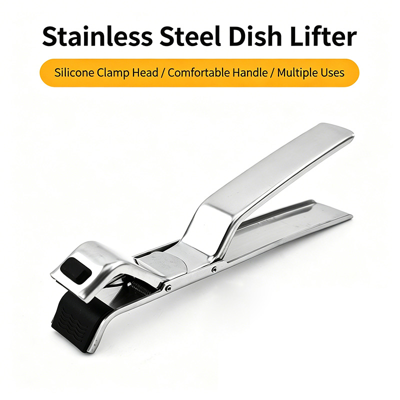 Kitchen Gadgets And Utensils - Stainless Steel Anti-Scald Plate Gripper Clip