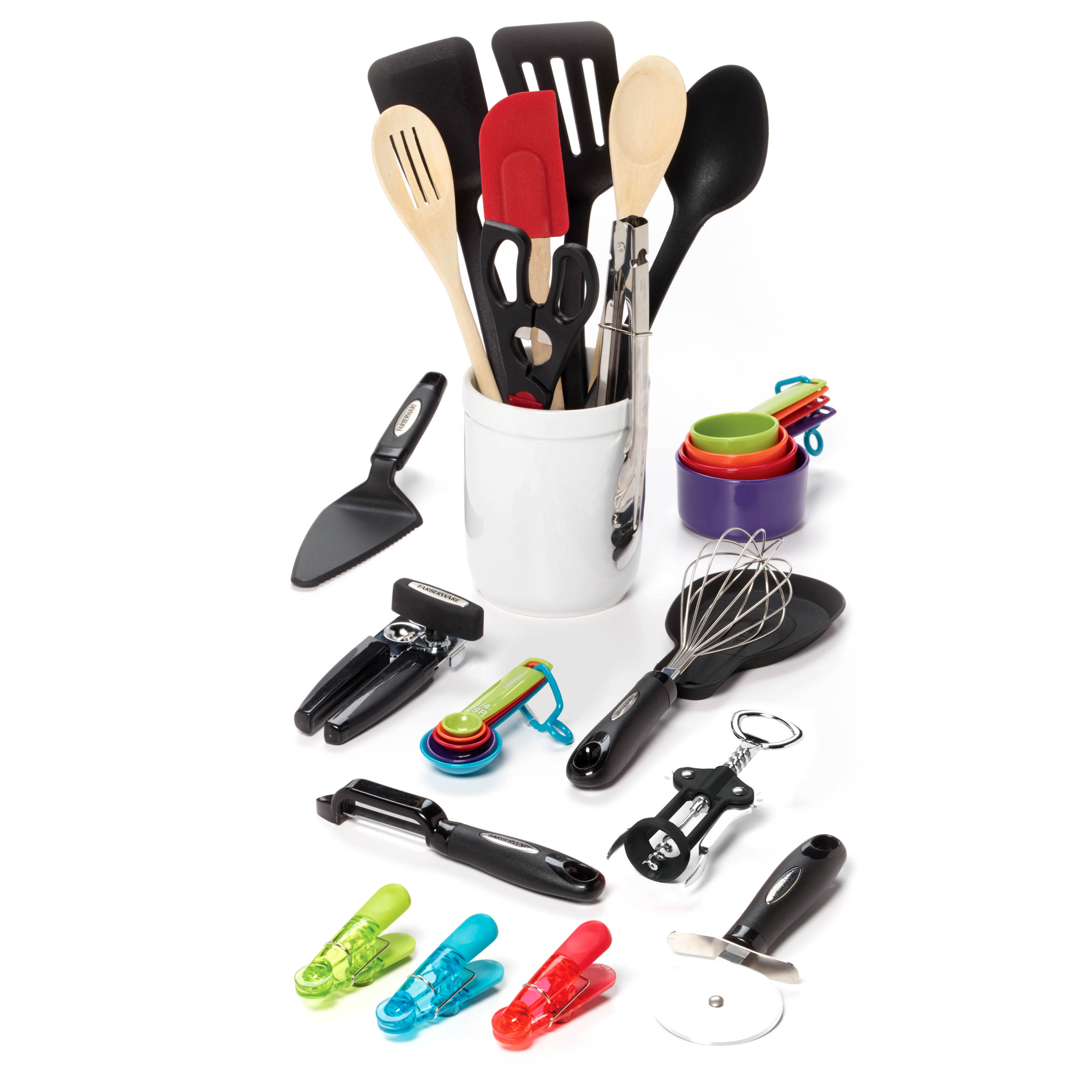 28-piece multicolor kitchen ut – обзор и цена Kitchen Gadgets And Utensils