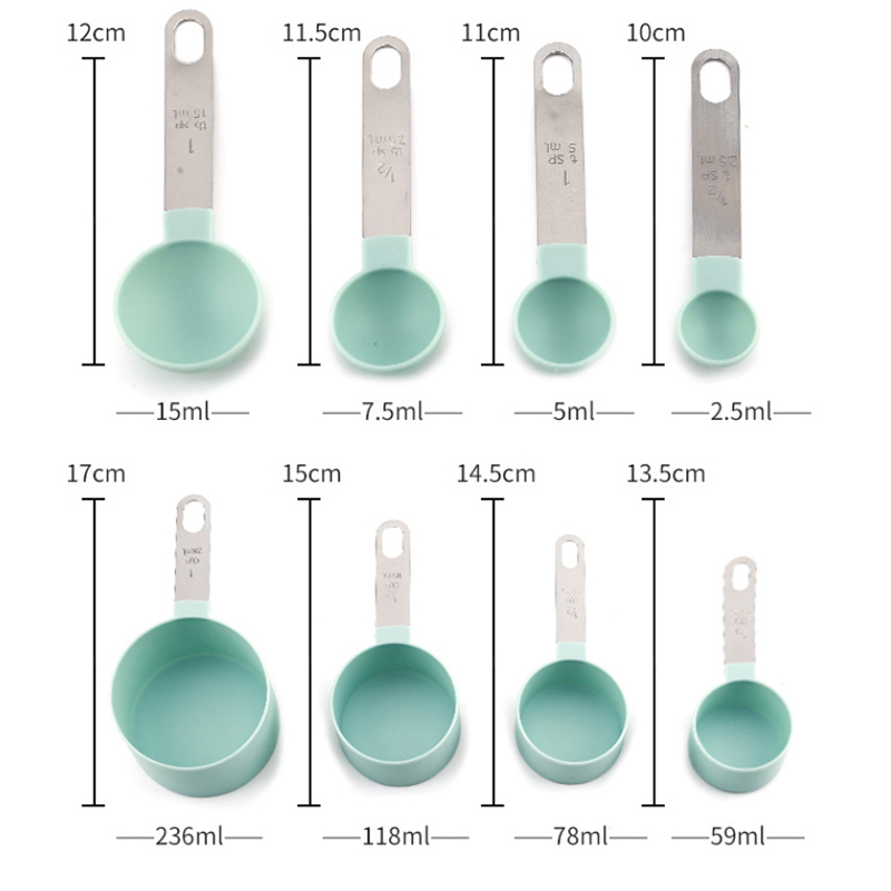 8PCS Measuring Cups Spoons Set – обзор и цена Kitchen Gadgets And Utensils