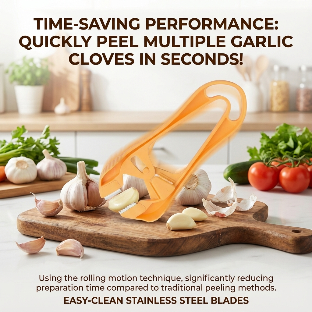 Stainless Steel Garlic Peeler  – обзор и цена Kitchen Gadgets For Chefs