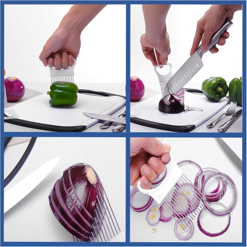 Onion Holder Slicer with Cover – обзор и цена Avocado Slicer Tool