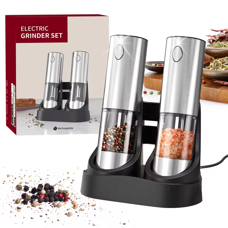1/2PCS Electric Salt And Peppe – обзор и цена Kitchen Gadgets Design