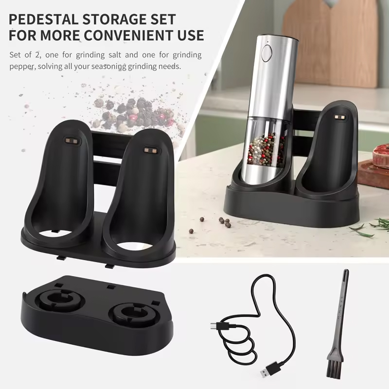 1/2PCS Electric Salt And Peppe – обзор и цена Kitchen Gadgets Design
