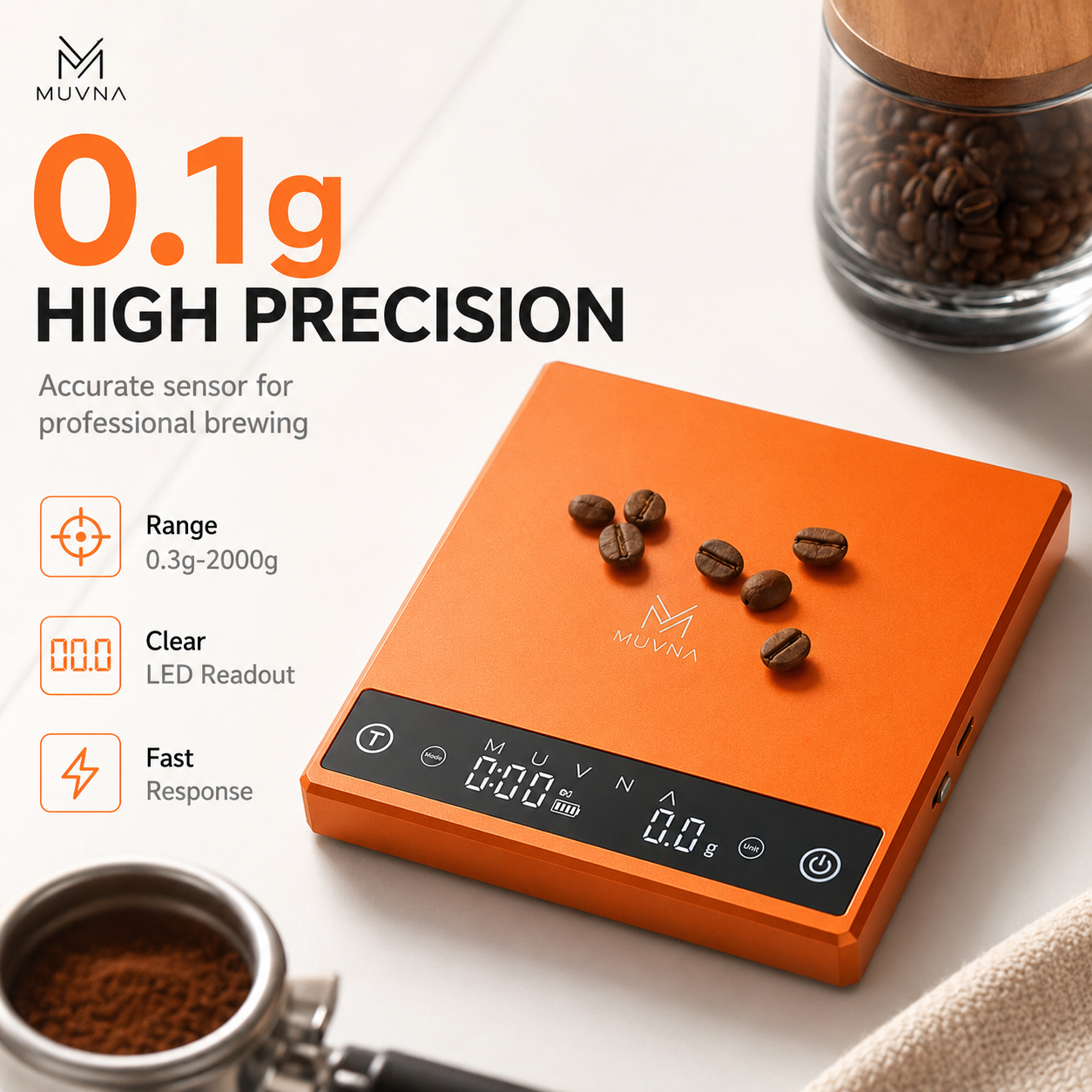 MUVNA Coffee Scale Espresso Sc – обзор и цена Digital Kitchen Scale
