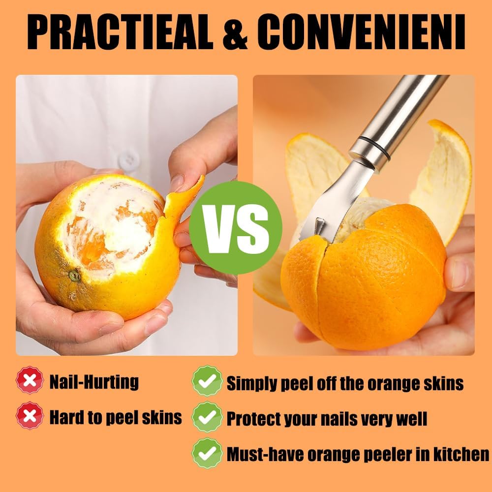 Stainless Steel Orange Peeler  – обзор и цена Kitchen Gadgets Peeler