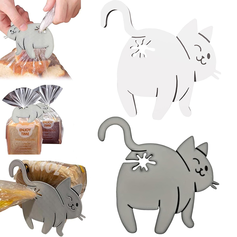 Funny Cat Butt Bread Clip 3D P – обзор и цена Kitchen Gadgets To 3D Print
