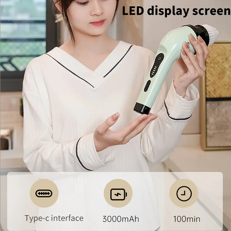9-in-1 Electric Cleaning Brush – обзор и цена Kitchen Gadgets Design