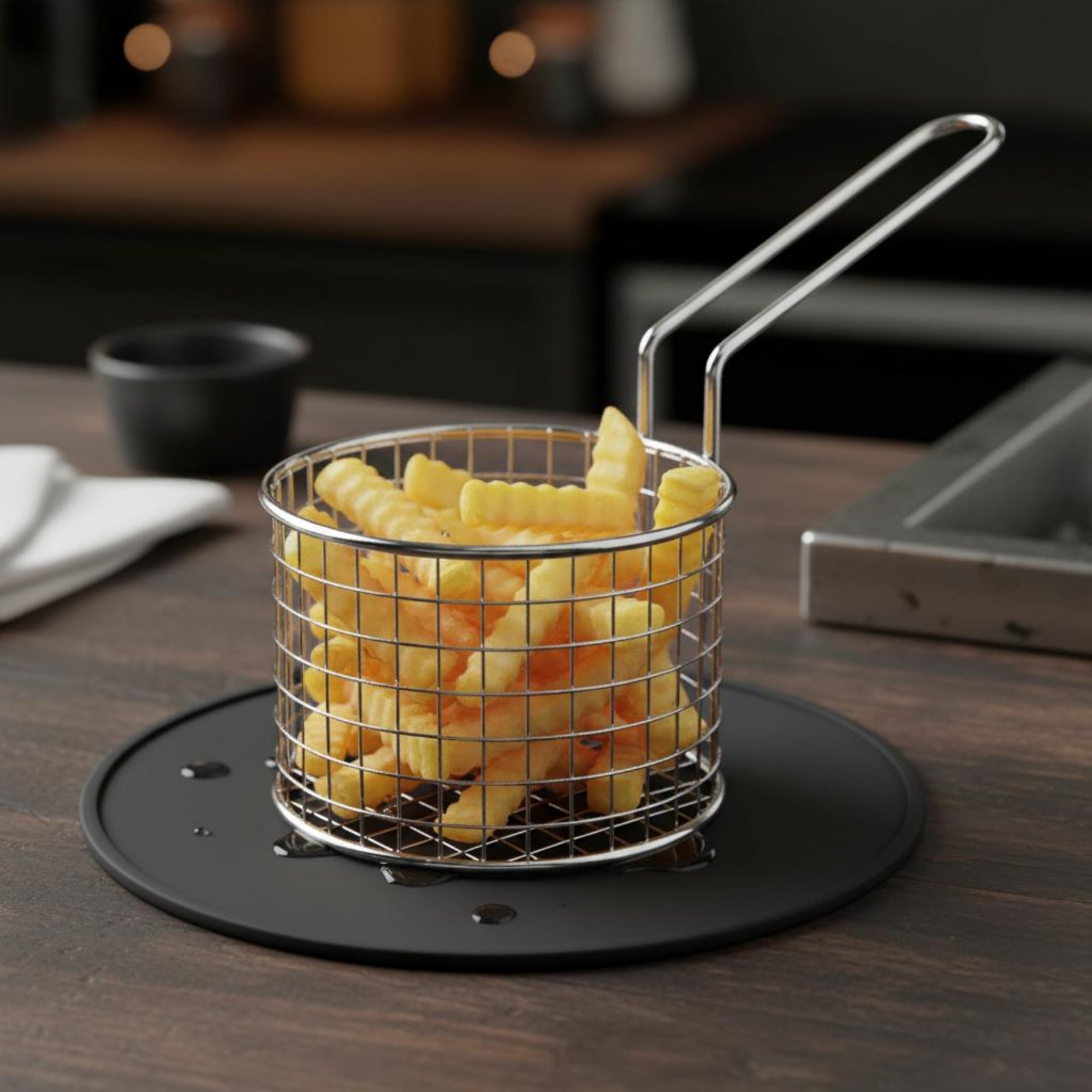 Stainless Steel Chip Basket Ea – обзор и цена Kitchen Utensil Holder