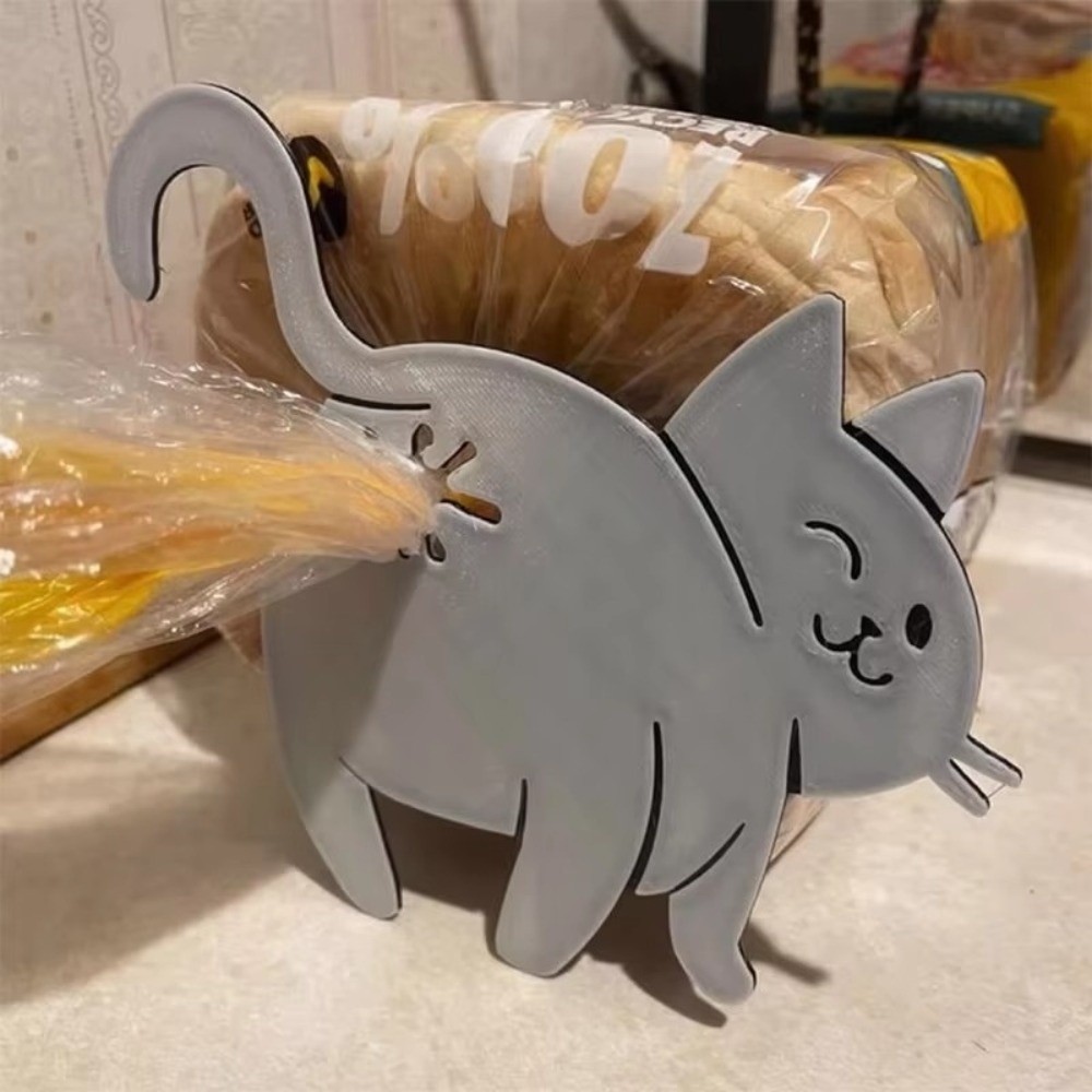 Cute 3D Printed Bread Bag Clip – обзор и цена Kitchen Gadgets To 3D Print