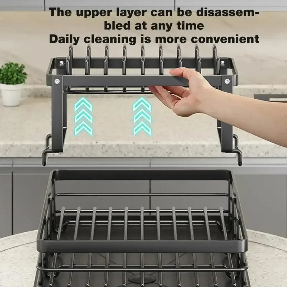Double Layer Bowl Rack Adjusta – обзор и цена Kitchen Gadgets And Utensils