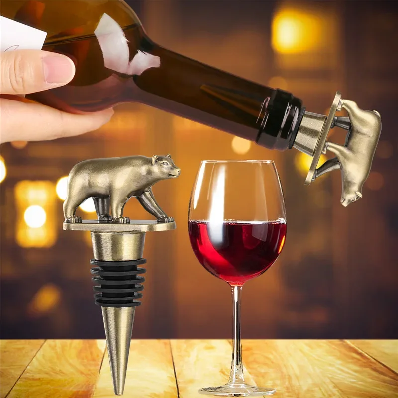 Portable Metal Bear Shape Wine – обзор и цена Kitchen Gadgets Club