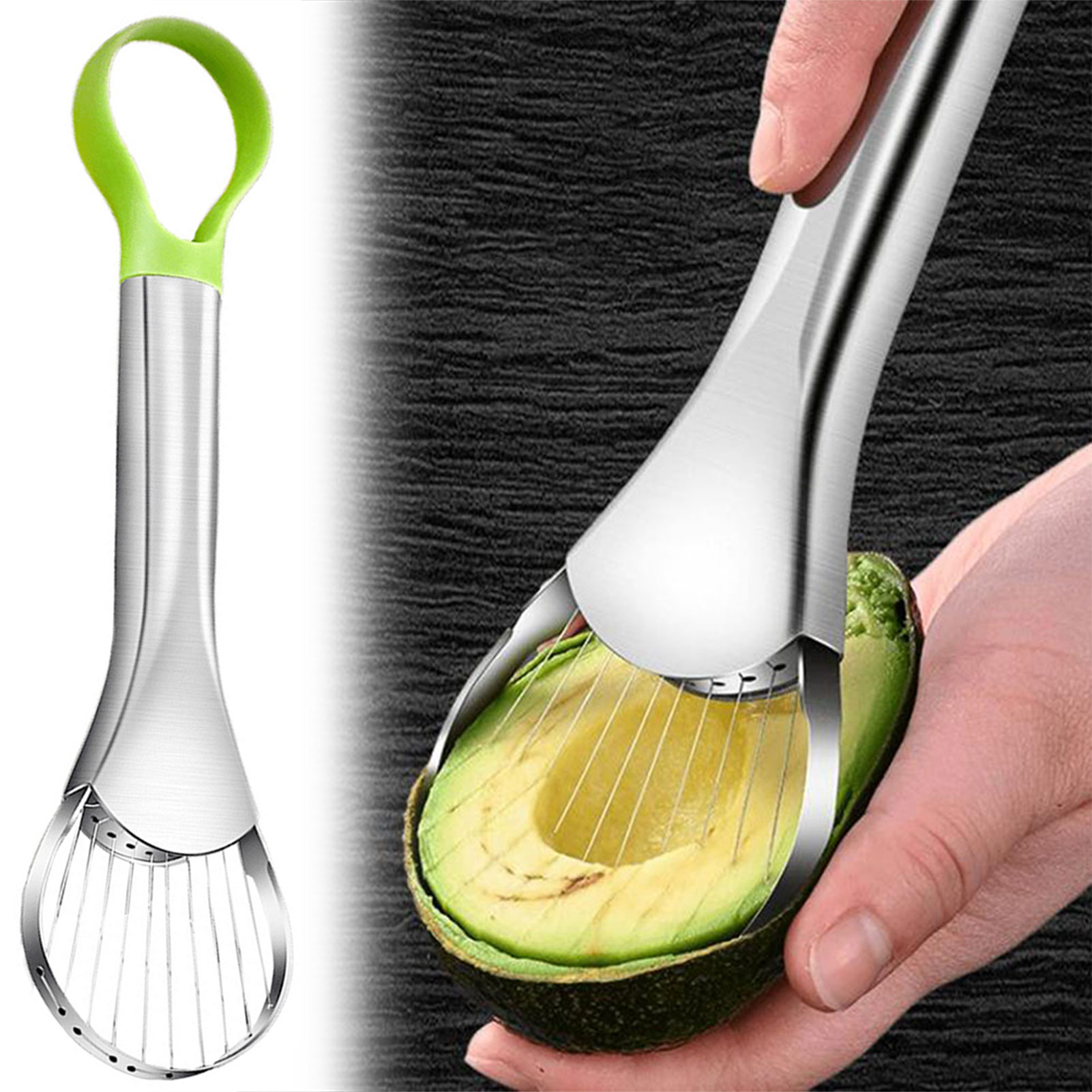 Avocado Knife Gadget,Stainless – обзор и цена Avocado Slicer Tool