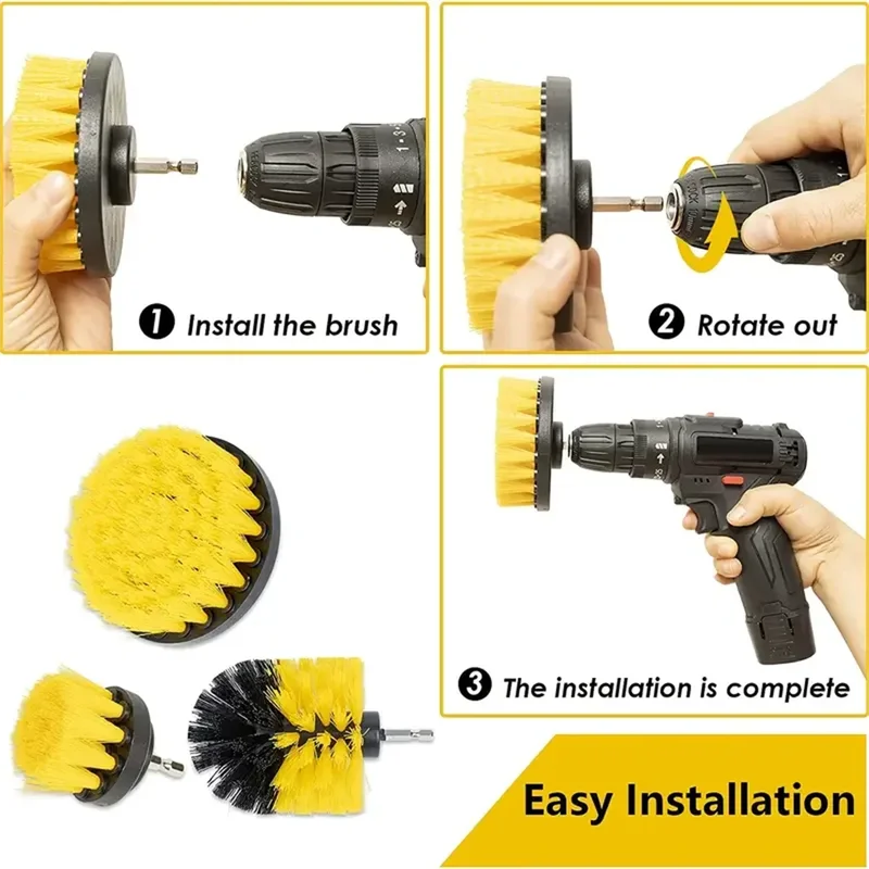 3 pcs/set drill brush set powe – обзор и цена Kitchen Gadgets Set