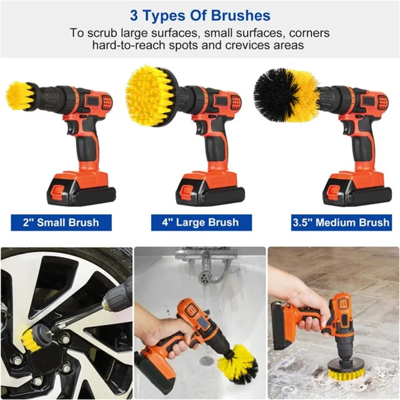 3 pcs/set drill brush set powe – обзор и цена Kitchen Gadgets Set