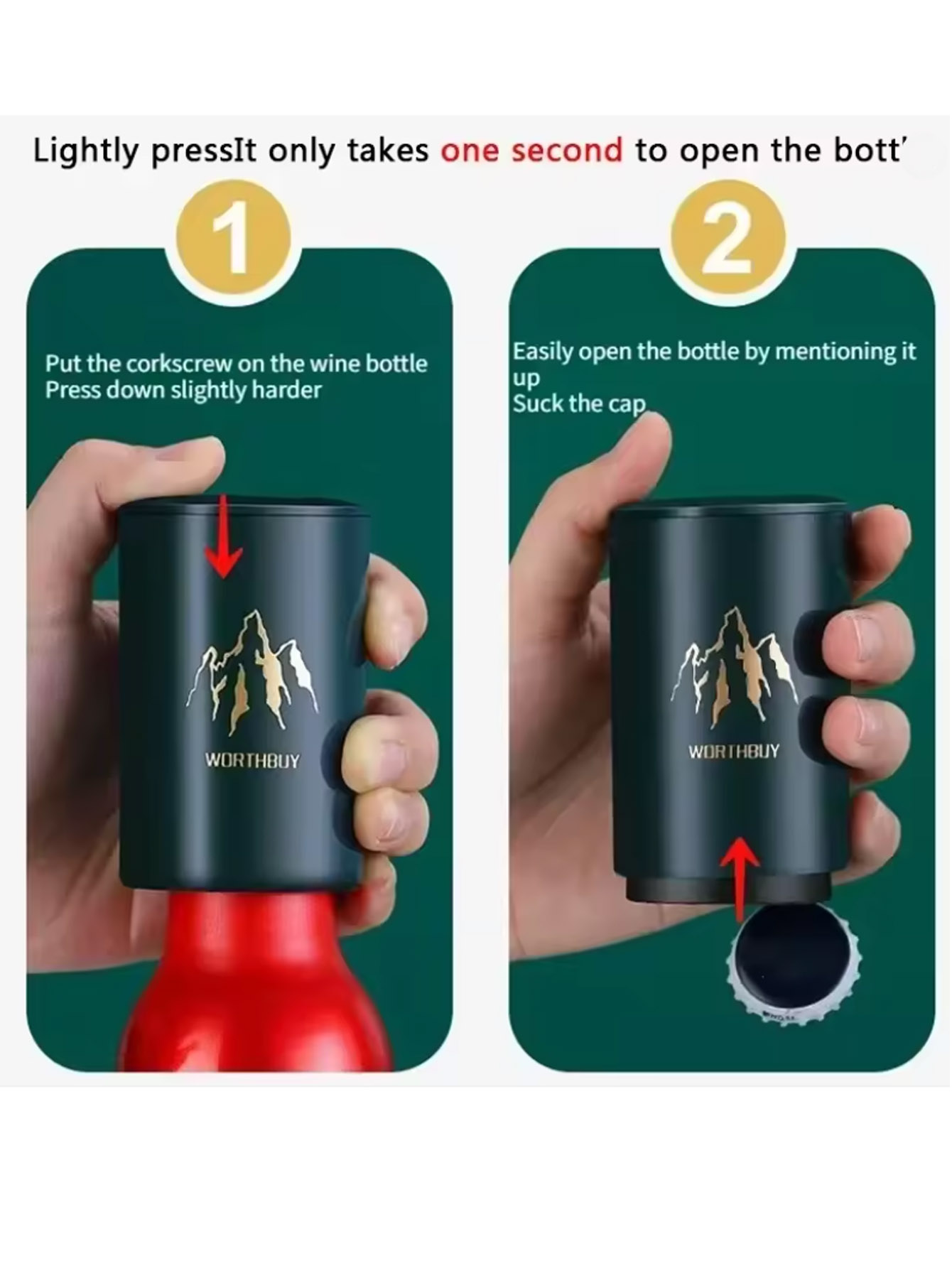 1Pcs Automatic Beer Bottle Ope – обзор и цена Kitchen Gadgets Design