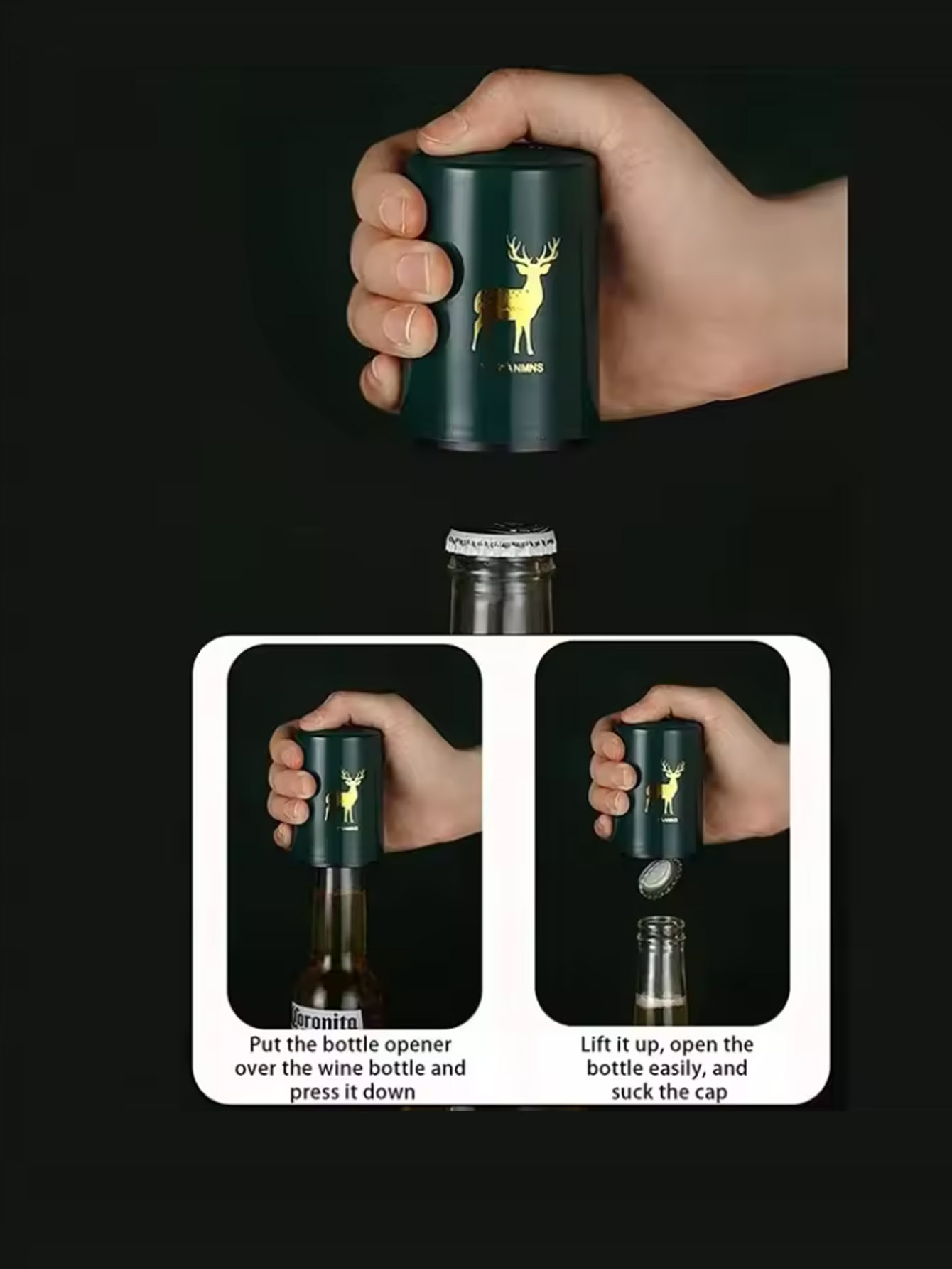 1Pcs Automatic Beer Bottle Ope – обзор и цена Kitchen Gadgets Design