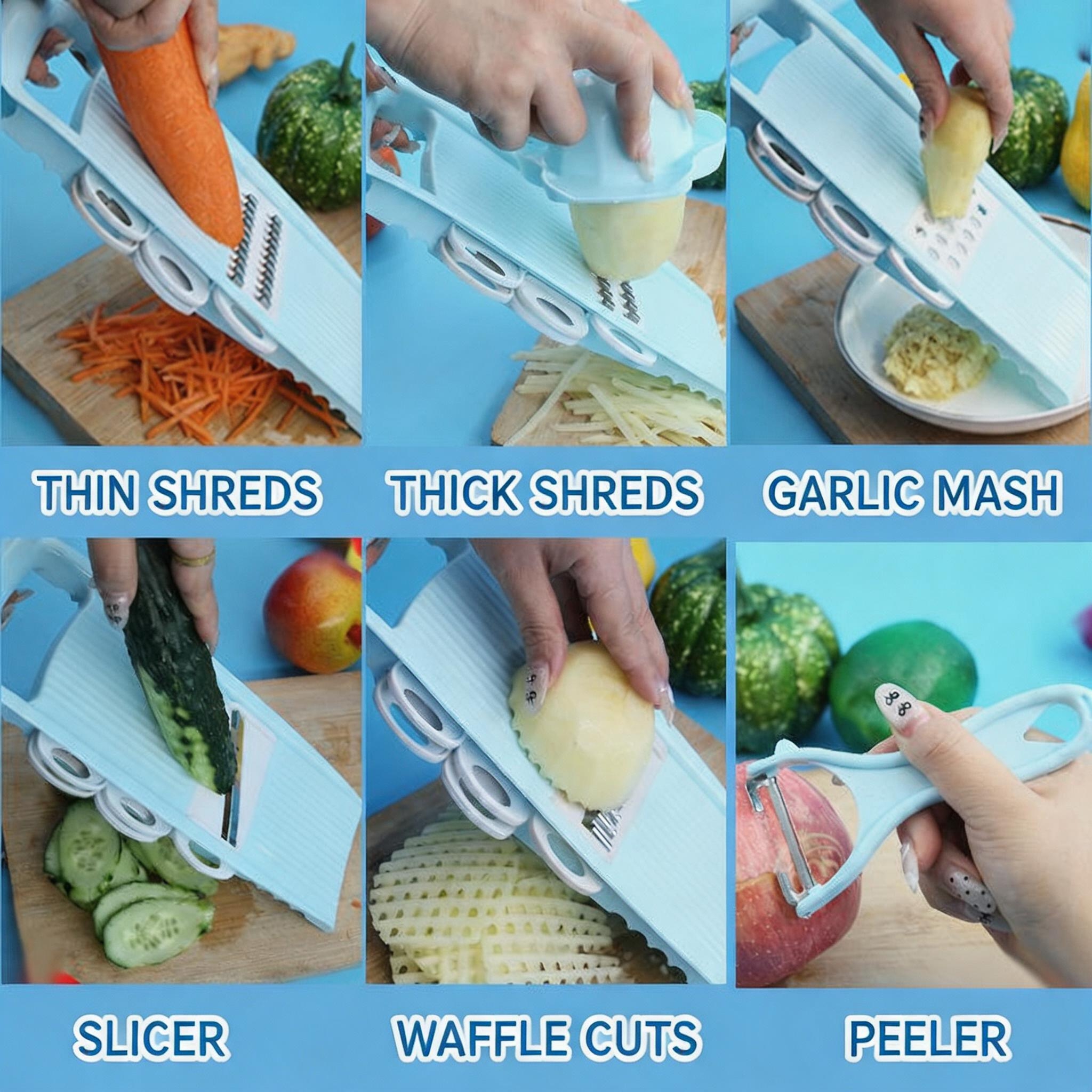 7 in 1 Household Vegetable Cut – обзор и цена Kitchen Gadgets Peeler