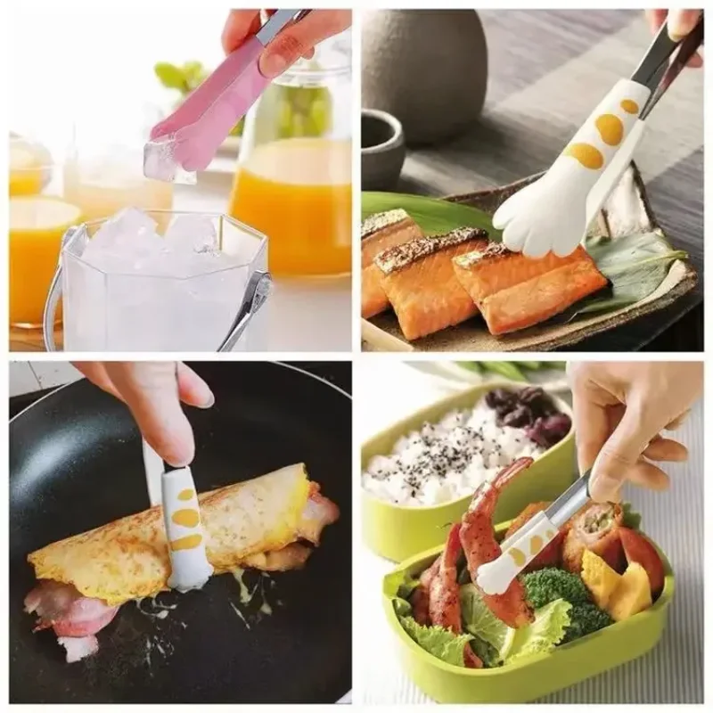 Cat Paw Shape Food Tongs Cute  – обзор и цена Kitchen Gadgets And Utensils