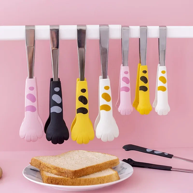 Cat Paw Shape Food Tongs Cute  – обзор и цена Kitchen Gadgets And Utensils