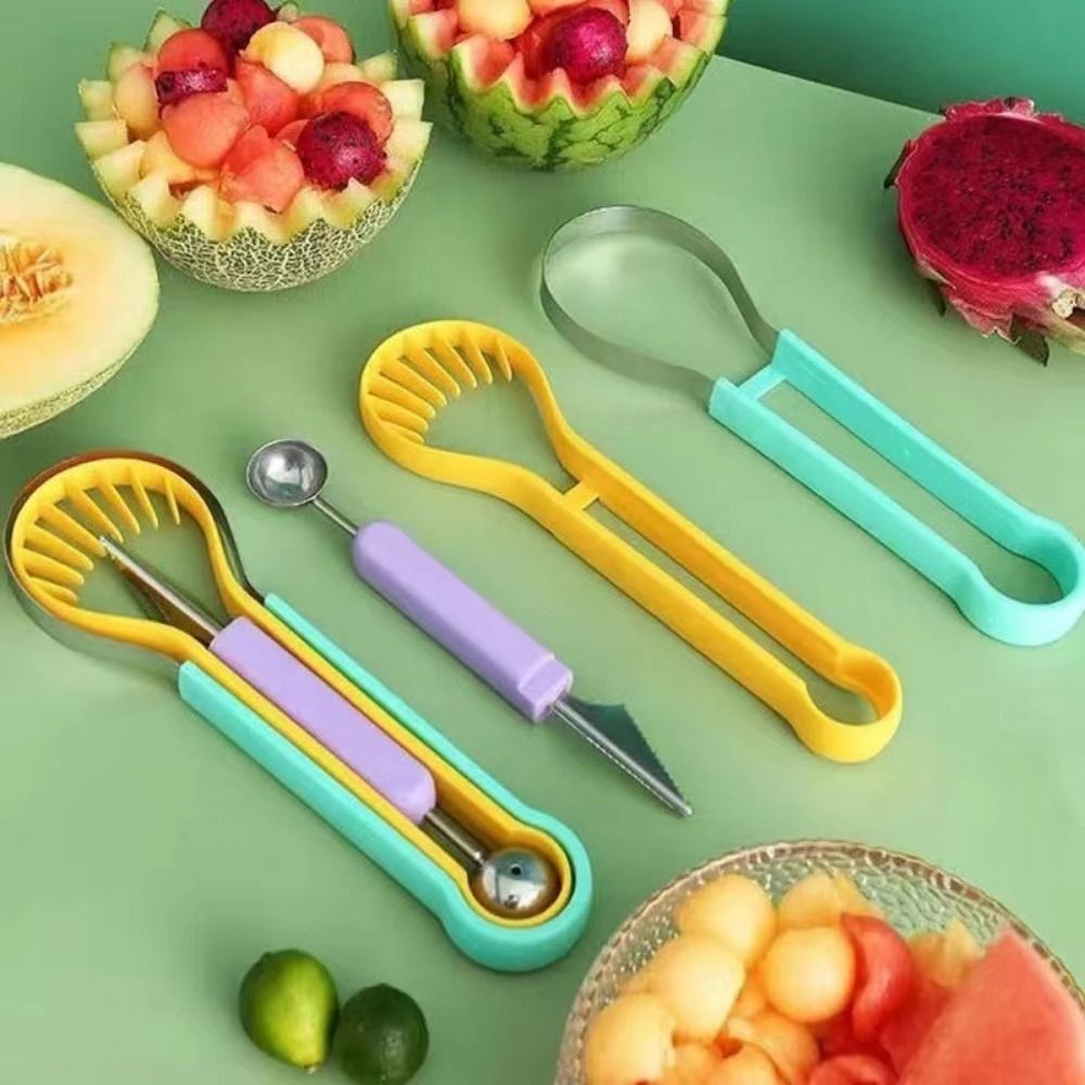 3 in 1 Melon Scoops Double-Hea – обзор и цена Kitchen Gadgets Peeler