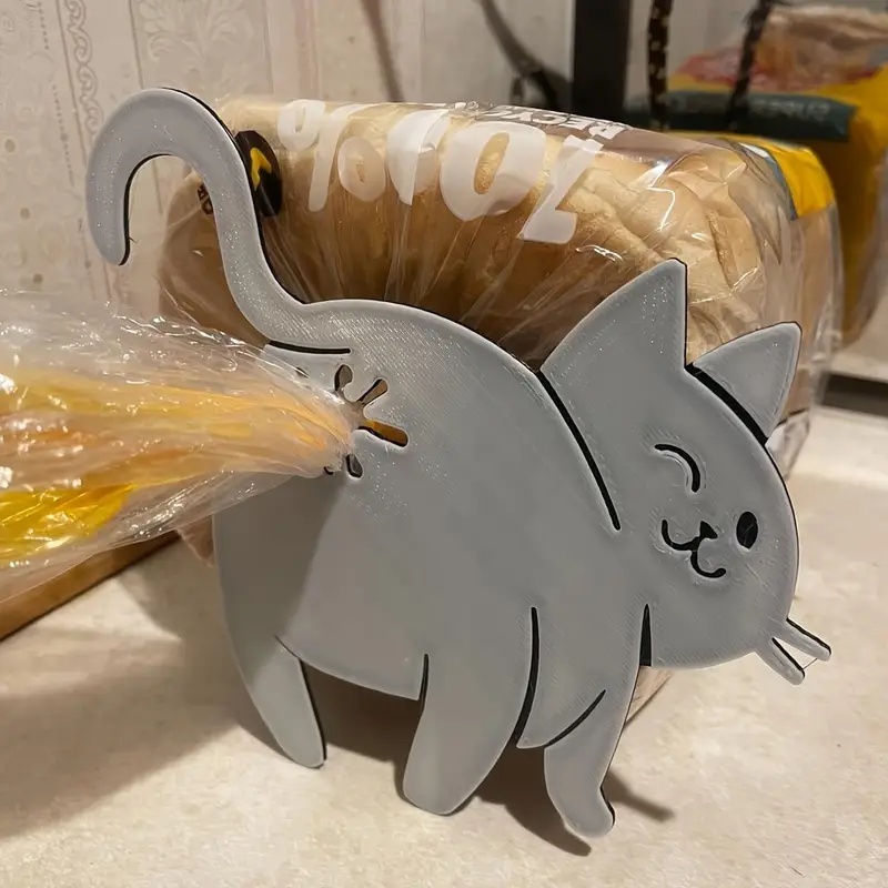 2pcs Funny Cat Butt Bag Clip,  – обзор и цена Kitchen Gadgets To 3D Print
