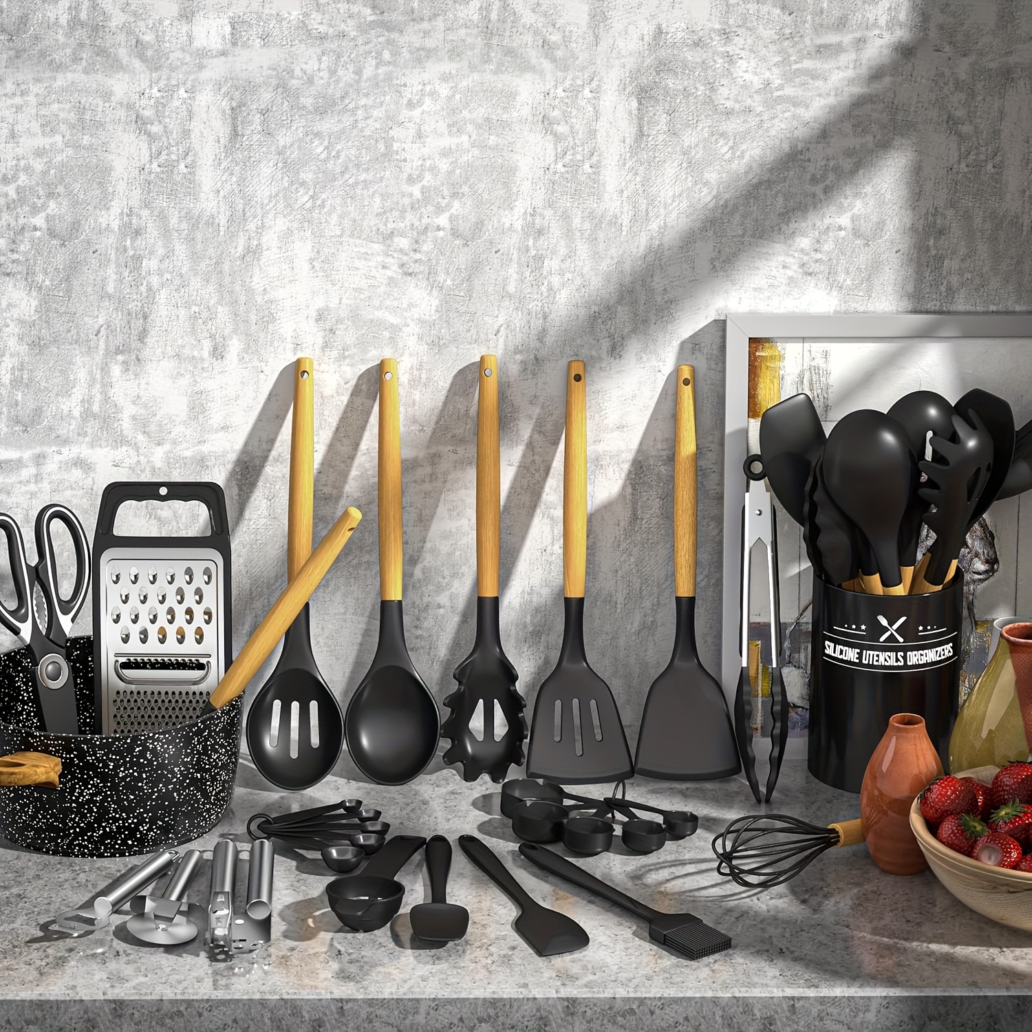 usKitchen Utensils Set- 34pcs  – обзор и цена Kitchen Gadgets In China