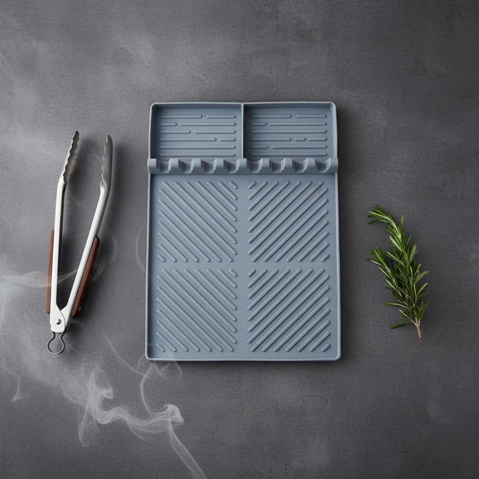 Cooking Side Shelf Mat Heat Re – обзор и цена Kitchen Utensil Holder